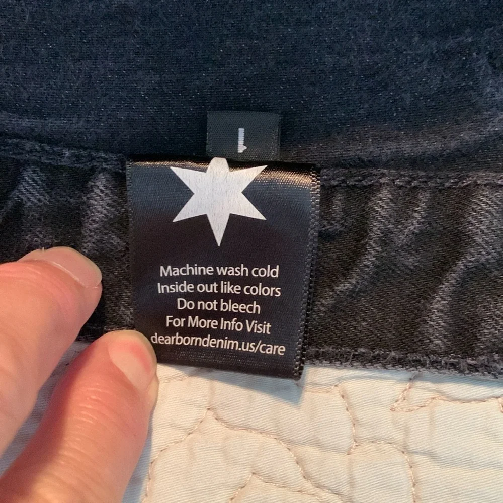 Men’s Dearborn Black Denim Jeans * 36 X 30